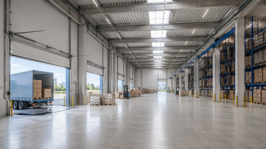 Logistikhalle und Hochregallager in Filderstadt