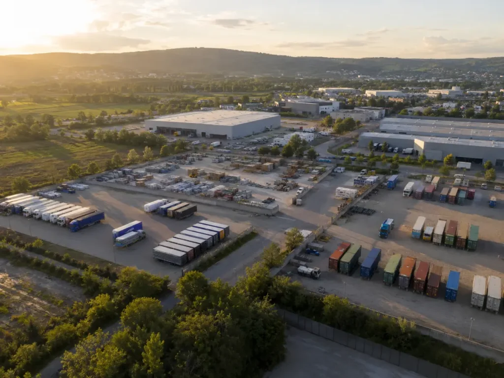 Gewerbefläche mieten in der Region Stuttgart, befestigte Freifläche