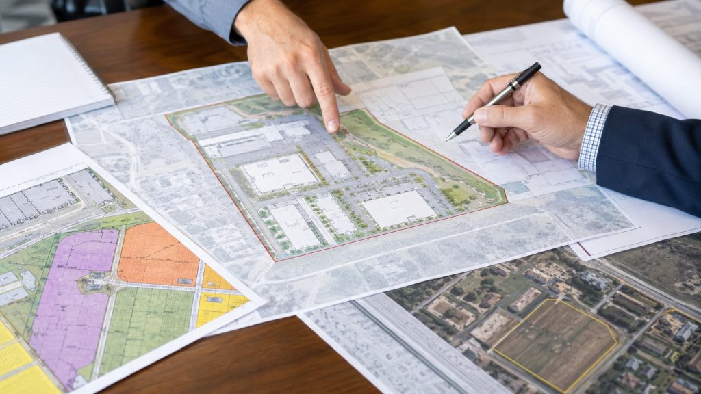 ebauungsplan für ein Gewerbegrundstück in Stuttgart prüfen