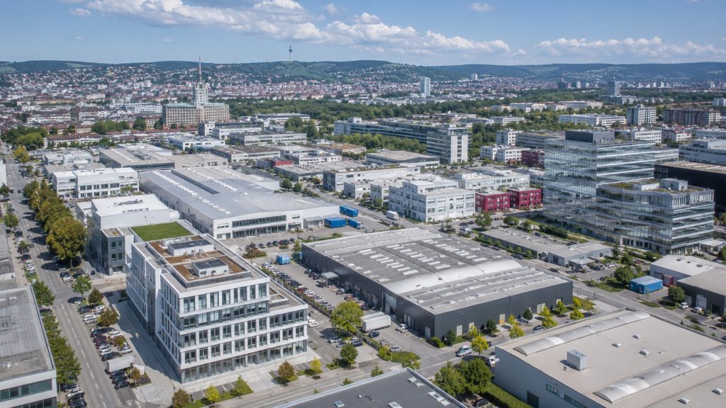 Knappe Gewerbeflächen im Stuttgarter Gewerbegebiet